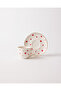 Baby Confetti Red Real Gold Gilded Polka Dot 4 Piece 2 Person Porcelain Coffee Cup Set - 7
