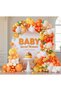 Party Special Design Vibrant Color Birthday Set Orange Themed