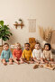 100% Cotton Long Sleeve Baby Bodysuit with Snap Fasteners, Set of 5 - 2
