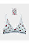 -Chickeen Patterned Women's Bralette - 2