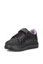 Daily Girls' Black Sneaker Tassel Detail Oval Glitter Toe Rubber Laces Velcro Sports Shoes 3740 - 6