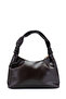 Büğüm Detailed Lady Women's Shoulder Bag Brown - 3