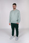 Men's Oversize Sweat Label Detailed Water Green - 2