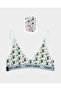 Macha Patterned Women's Bralette - 2