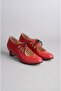 Select dml genuine leather special production women's dance shoes (heel height: 4.5cm) red - 2