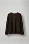 Men's Wool Relax Fit Knitwear Sweater Brown