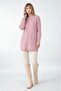 Women's Long Sleeves Self-Textured Crew Neck Tunic Oversized Stylish Winter Knitwear Plus Size Sweater