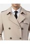 Italian Style Slim Fit Seasonal Men's Trench Coat Coat Stone T11335 - 3