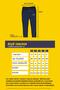 Women's Grey-Navy Blue Regular Fit Straight Leg Elastic Waist Lace-up 2-Piece Sweatpants - 7