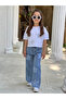 Girls' Star Washed Denim Pants (Jeans-Denim) - 2