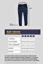 Black-navy-grey-anthracite 4-Piece Women's Navy Blue Classic Pocket Sweatpants - 8