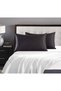 For Curly and Straight Hair (5 Pieces) Satin 50X70 Black Color Satin Pillowcase, Bonnet and Hairpin Set - 4