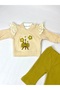 Flowers Süzene Embroidered Baby Girl Set - 5