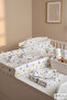 Moon&Star 90X90 cm 100% Cotton Single Layer Muslin Fabric Baby Blanket. - 4