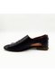 Dark Brown Soft Leather Open Toe Ballerinas - 2
