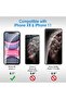 عبوة من قطعتين من الزجاج الواقي الشامل متوافق مع هاتف iPhone 11/XR - 3