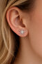 Silver Color Starbust Starburst Earrings - Design Modern Stud Earrings - 2