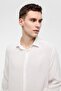 White Regular Fit Long Sleeve Shirt - 4