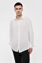 White Regular Fit Long Sleeve Shirt
