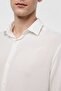 White Regular Fit Long Sleeve Shirt - 5