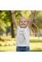 Girl's Ecru T-Shirt Bien Digital Printed 100% Cotton Short Sleeve Casual T-Shirt - 8