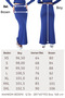 Viscose Sleeveless Tunic and Skirt Set-Navy Blue - 3