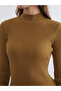 Half Turtleneck Women's Knitwear Sweater - 3