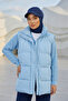 Four Seasons Detachable Hijab Bonnet with Visor, Navy Blue, B-82O