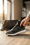 Enoch Men's Black Smart Lace-Up Walking Shoes - Practical Sneaker Without Laces - 2
