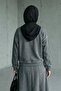Women's Ready-To-Wear Bonnet with Winter Hood and Closure Feature, Black, B-89O - 3