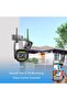 Dual-Lens Solar Security Camera – 5G/Wi‑Fi, Pan‑Tilt, AI Tracking, Color Night Vision - 5