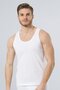 Pack of 2 100% Cotton Men's Combed White Undershirt - 2