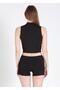 6500 Modal-Cotton Turtleneck Women's Crop - 7