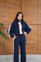 Sports Tracksuit Set Modal Fabric Striped Long Sleeve Set - 3