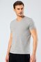 Men's Cotton V-Neck Short Sleeve T-Shirt, 95% Cotton 5% Lycra - 2