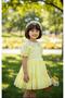 Children's Dress with Lace Collar and Stones - 3