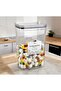 علبة منظف الأطباق المزخرفة المستطيلة - وعاء