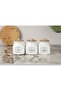 500 ml Porcelain Storage Container - Set of 3 Spice, Salt, Sugar and Turkish Coffee - 4