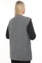 Women's Buttoned Pocketed V-Neck Knitted Wool Mother Knitwear Winter Vest - 4