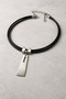 Kutcha Black Design Genuine Leather Necklace - 2