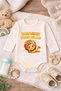 Baby Funny Printed Bodysuit Daddy's Baby Lion 100% Cotton Body