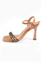 Perla Women's Stone-Fronted Heeled Shoes A002-K1299 - 3