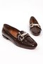 Defne Women's Front Buckle Ballerinas A016-K1915 - 5