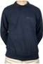 Men's Navy Blue Polo Collar Regular Fit Sweater with Pockets - 3