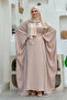 Yarasakol Abaya Dress Set 8497 Stone - 3