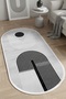 Machine washable non-slip sole stain resistant oval bohemian kitchen rug living room rug and runner rug