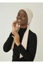 Ribbed Tie Beige Ready-To-Wear Turban Hijab Bonnet Suitable for Medical Use - 3