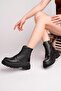 Genuine Leather Women's Casual Combat Boots DC2503 - 2