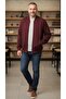 Men's Cardigan with Zipper Lining and Steel Knitting - 2
