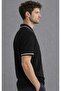 men's premium quality comfortable fit cotton half-zip knit T-shirt / t-shirt - 2